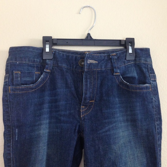 Calvin Klein Lean Bootcut Blue-Wash Jeans - Picture 2 of 6